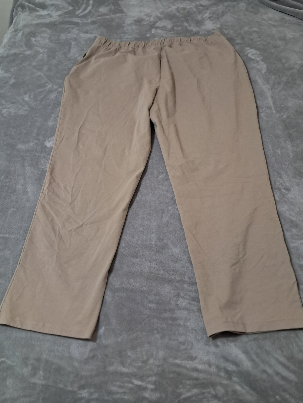 Catherines Suprema Collection Womens Straight  Elastic-Waist Pant Sz. 2X